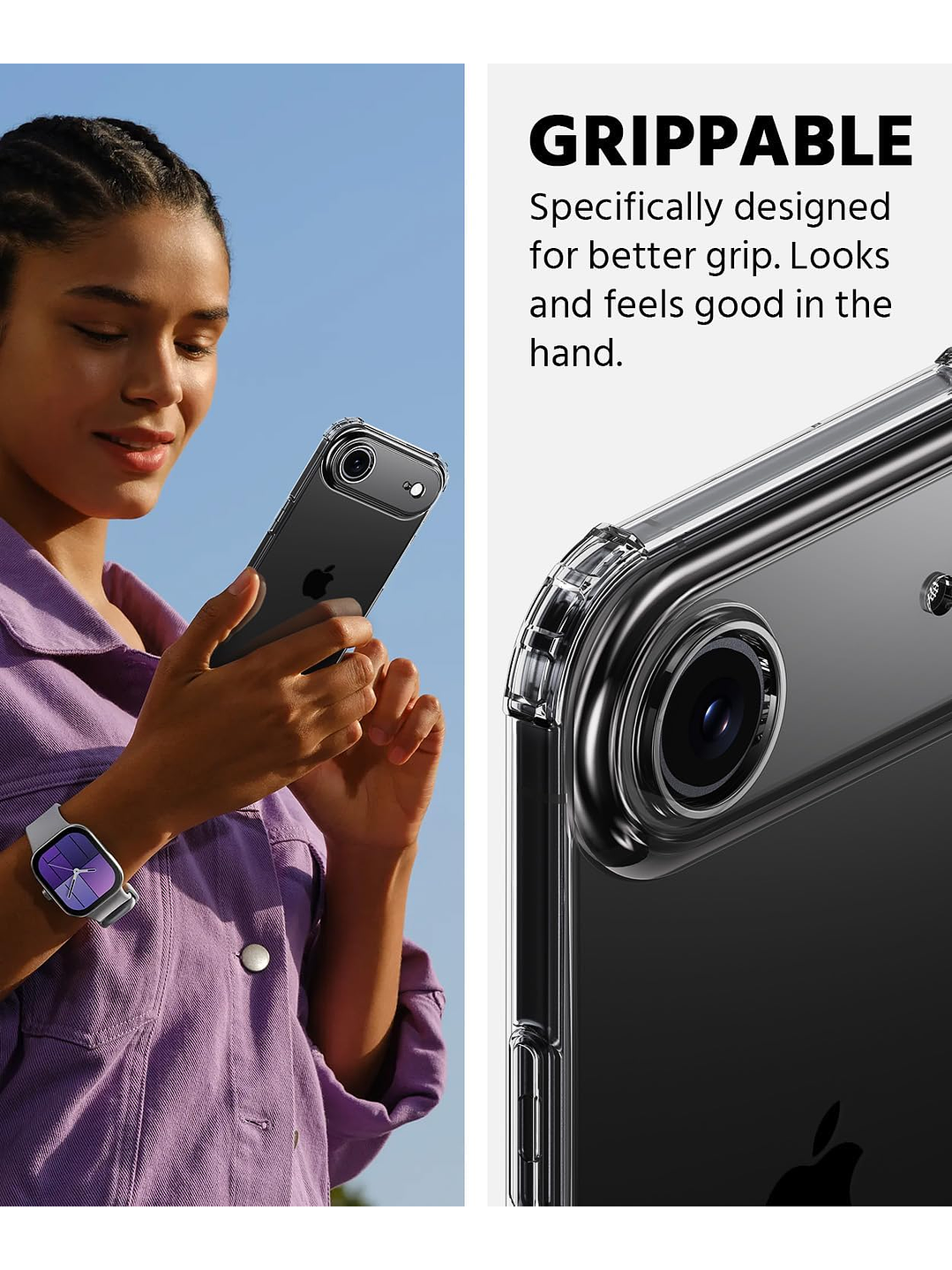 Carcasa Transparente Antigolpes + Lamina Para iPhone 17 Air 5