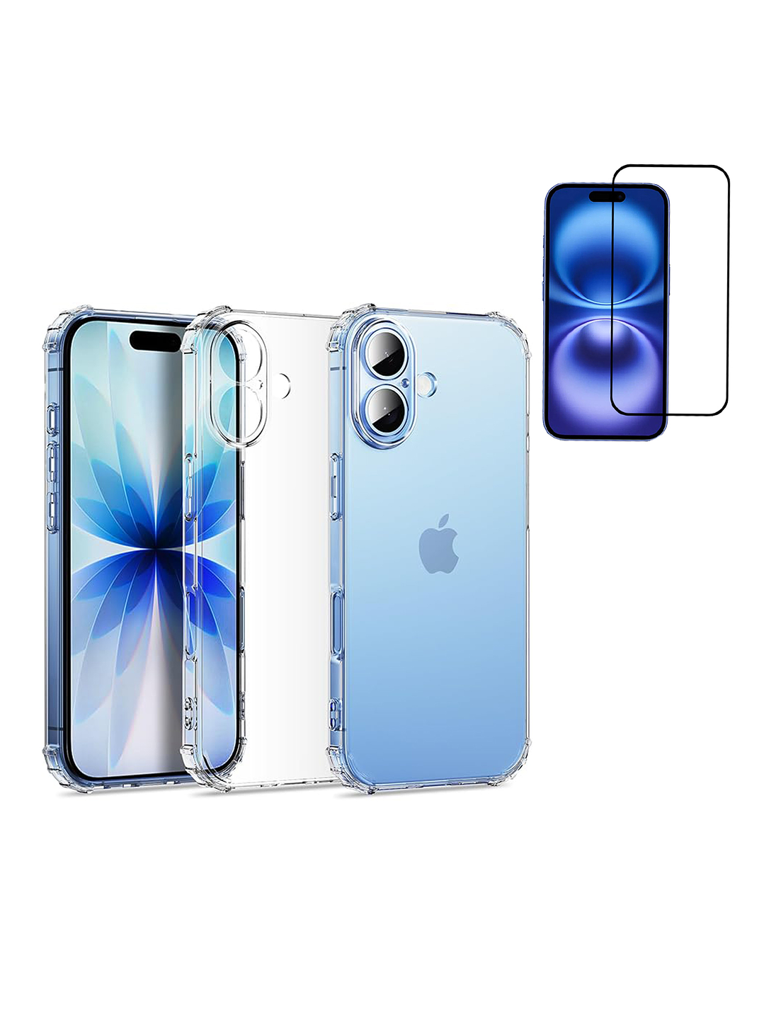 Carcasa Transparente Antigolpes + Lamina Para iPhone 17 1