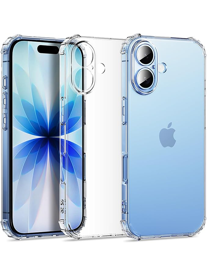 Carcasa Transparente Antigolpes + Lamina Para iPhone 17 2