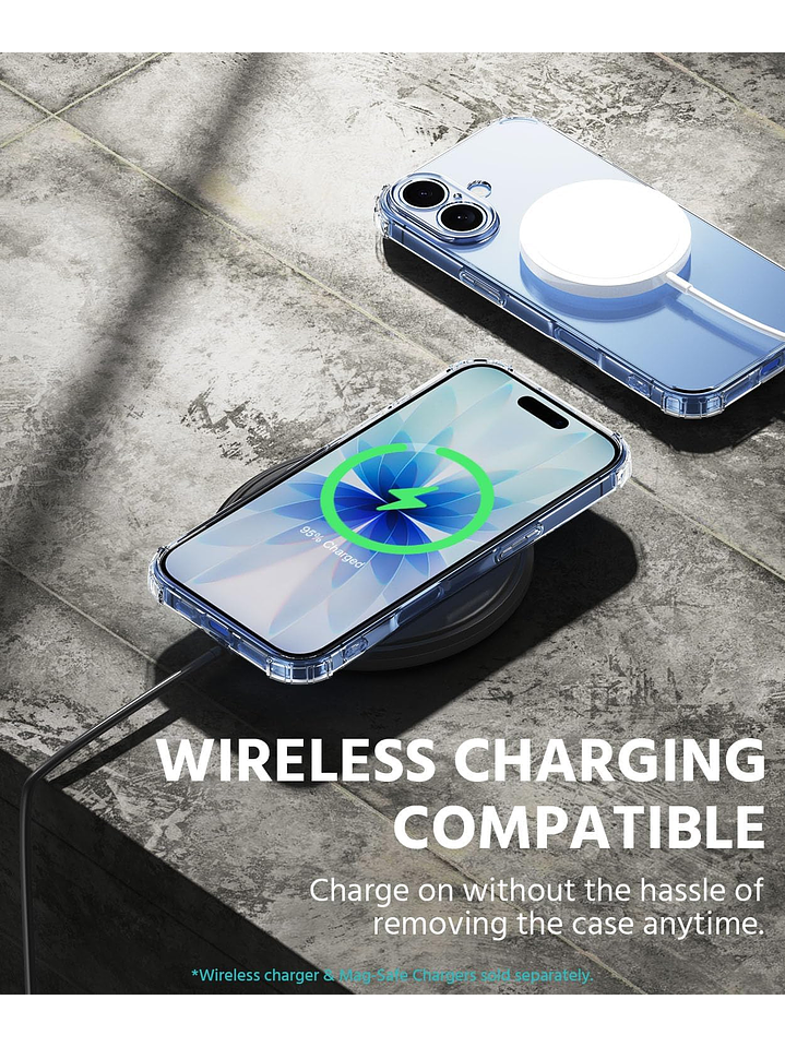 Carcasa Transparente Antigolpes + Lamina Para iPhone 17 7