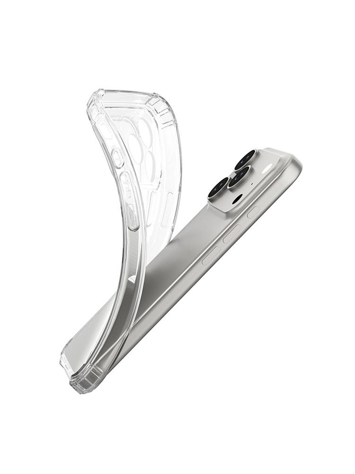 Carcasa Transparente Antigolpes + Lamina Para iPhone 17 Pro 2