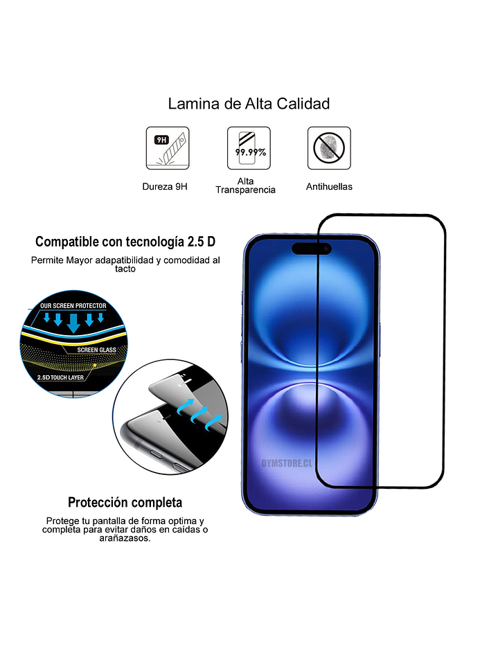 Carcasa Transparente Antigolpes + Lamina Para iPhone 17 Pro Max 6