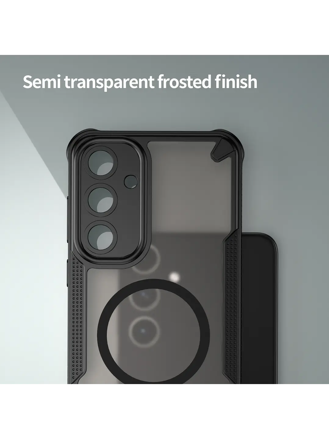 Funda Reforza Compatible Carga Magnética Para Samsung Galaxy A37 5G 4