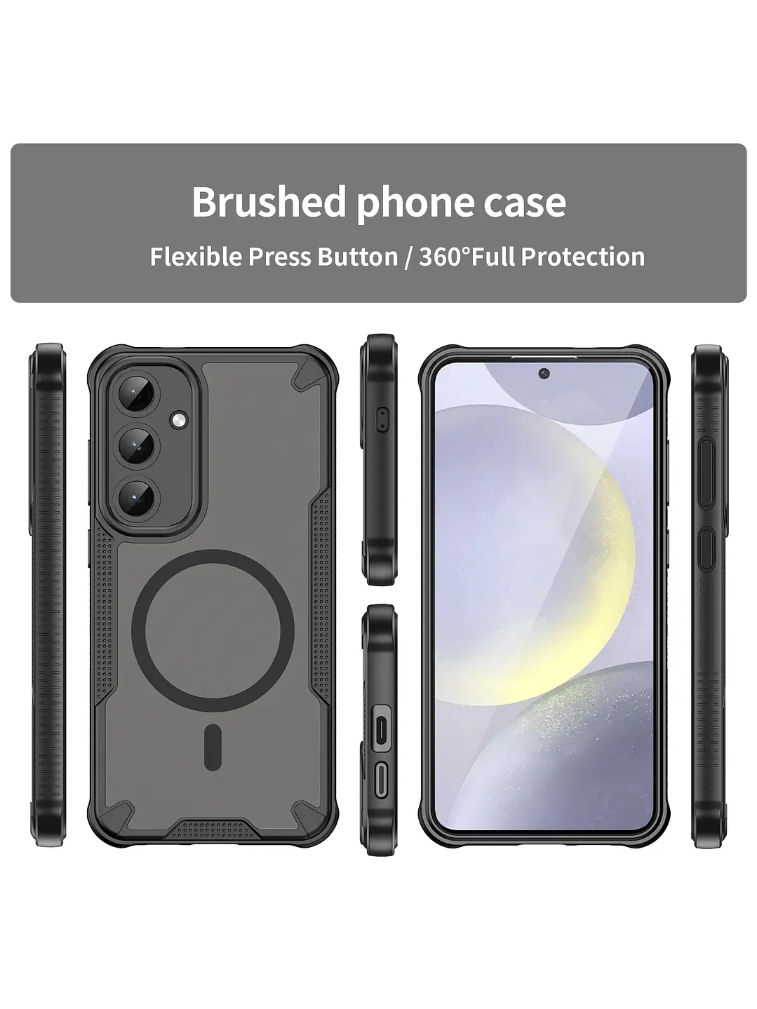 Funda Reforza Compatible Carga Magnética Para Samsung Galaxy A57 5G 9