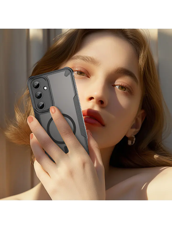 Funda Reforza Compatible Carga Magnética Para Samsung Galaxy A57 5G 10