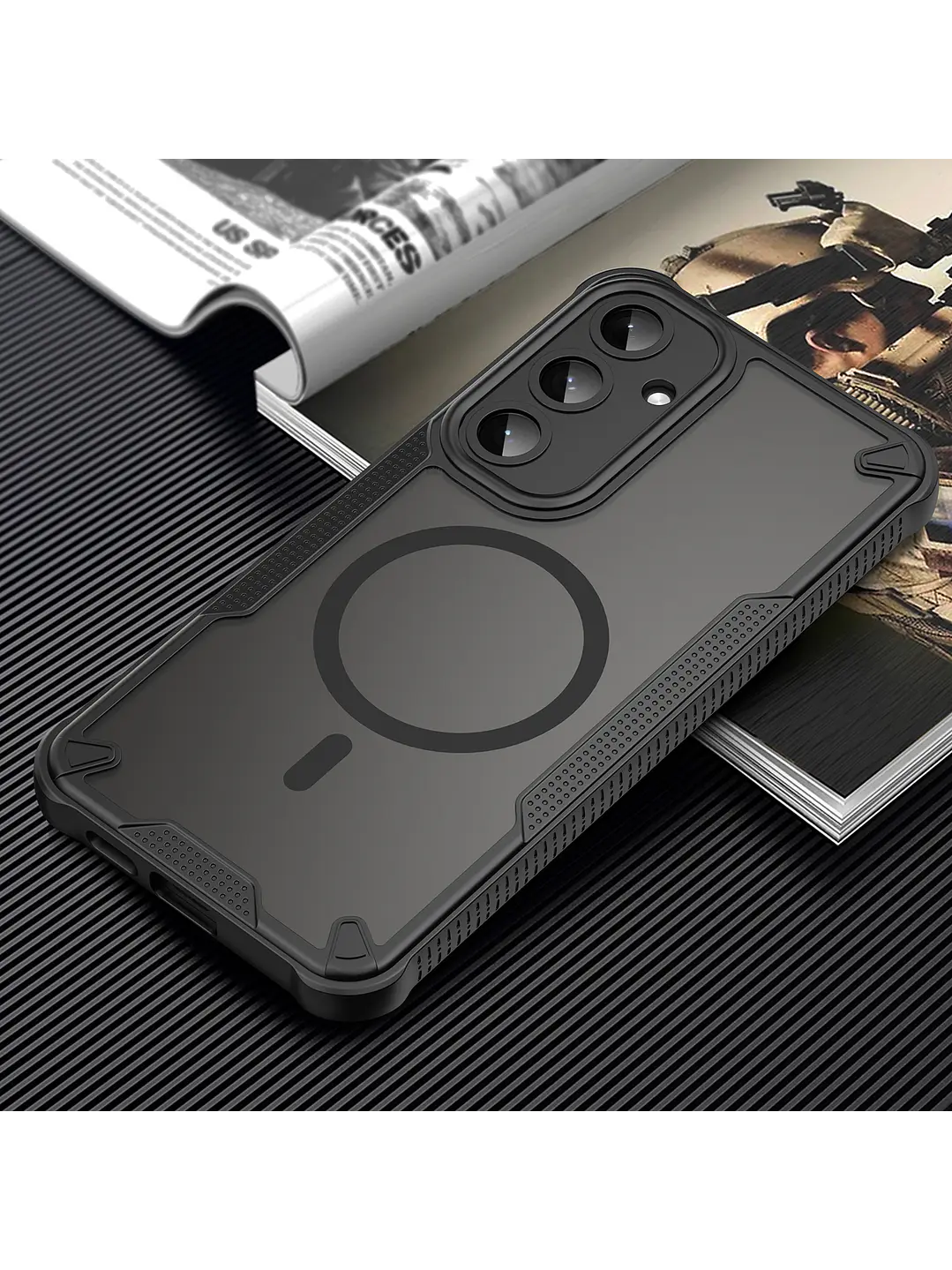 Funda Reforza Compatible Carga Magnética Para Samsung Galaxy A37 5G 8