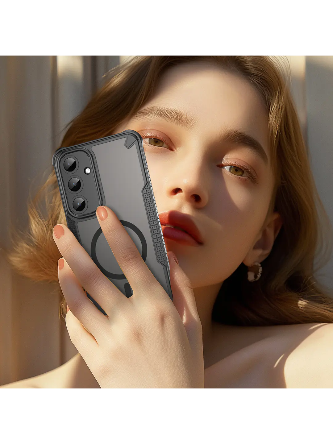Funda Reforza Compatible Carga Magnética Para Samsung Galaxy A37 5G 10