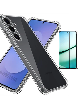 Carcasa Transparente Antigolpes + Lamina Para Samsung Galaxy A57 5G