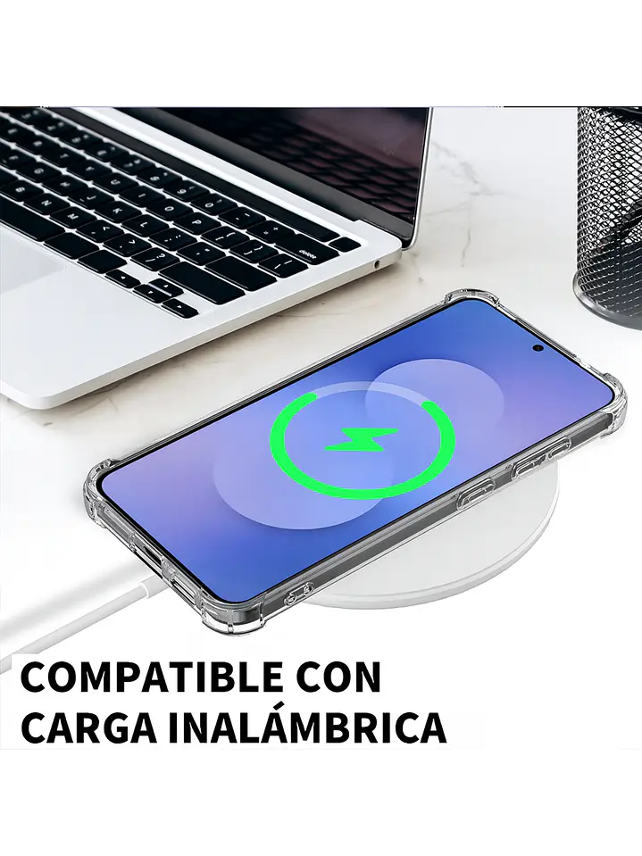 Carcasa Transparente Antigolpes + Lamina Para Samsung Galaxy A37 5G 7