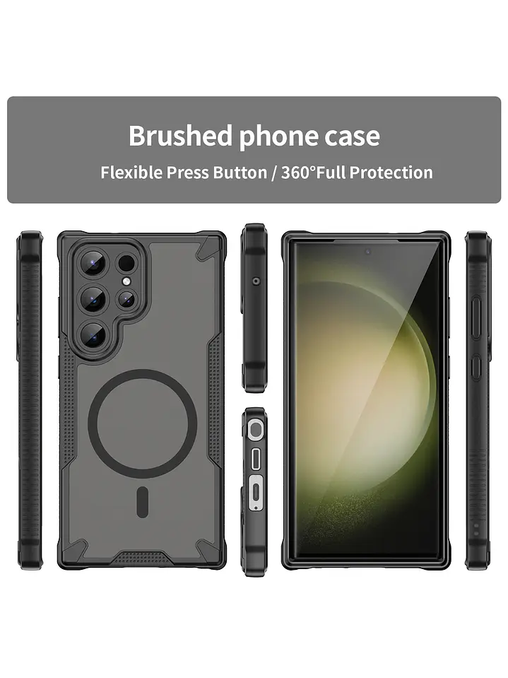 Funda Reforza Compatible Carga Magnética Para Samsung Galaxy S26 Ultra 5