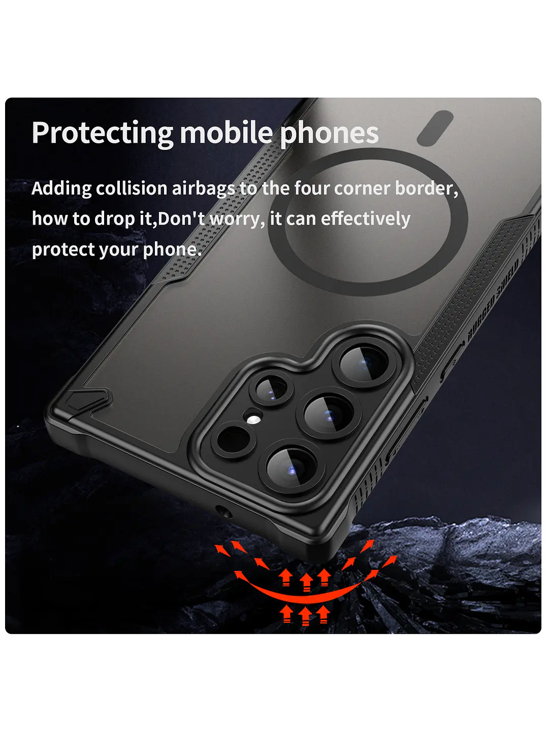Funda Reforza Compatible Carga Magnética Para Samsung Galaxy S26 Ultra 10