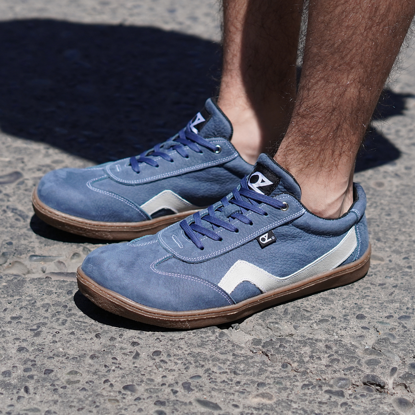 Aurora Blue Nobuck Barefoot 1