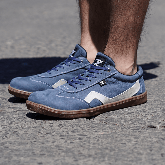 Aurora Blue Nobuck Barefoot 4