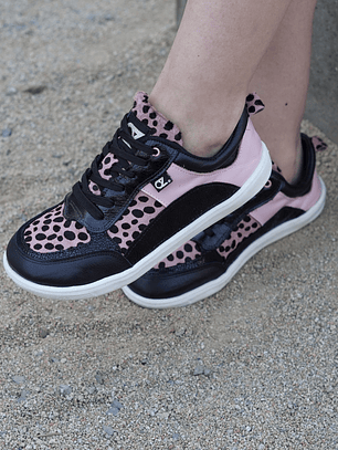 Luna Leopardo Rosa Negro Barefoot 