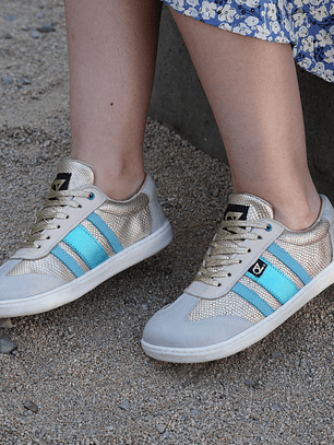 Aurora Retro Champagne Celeste Barefoot