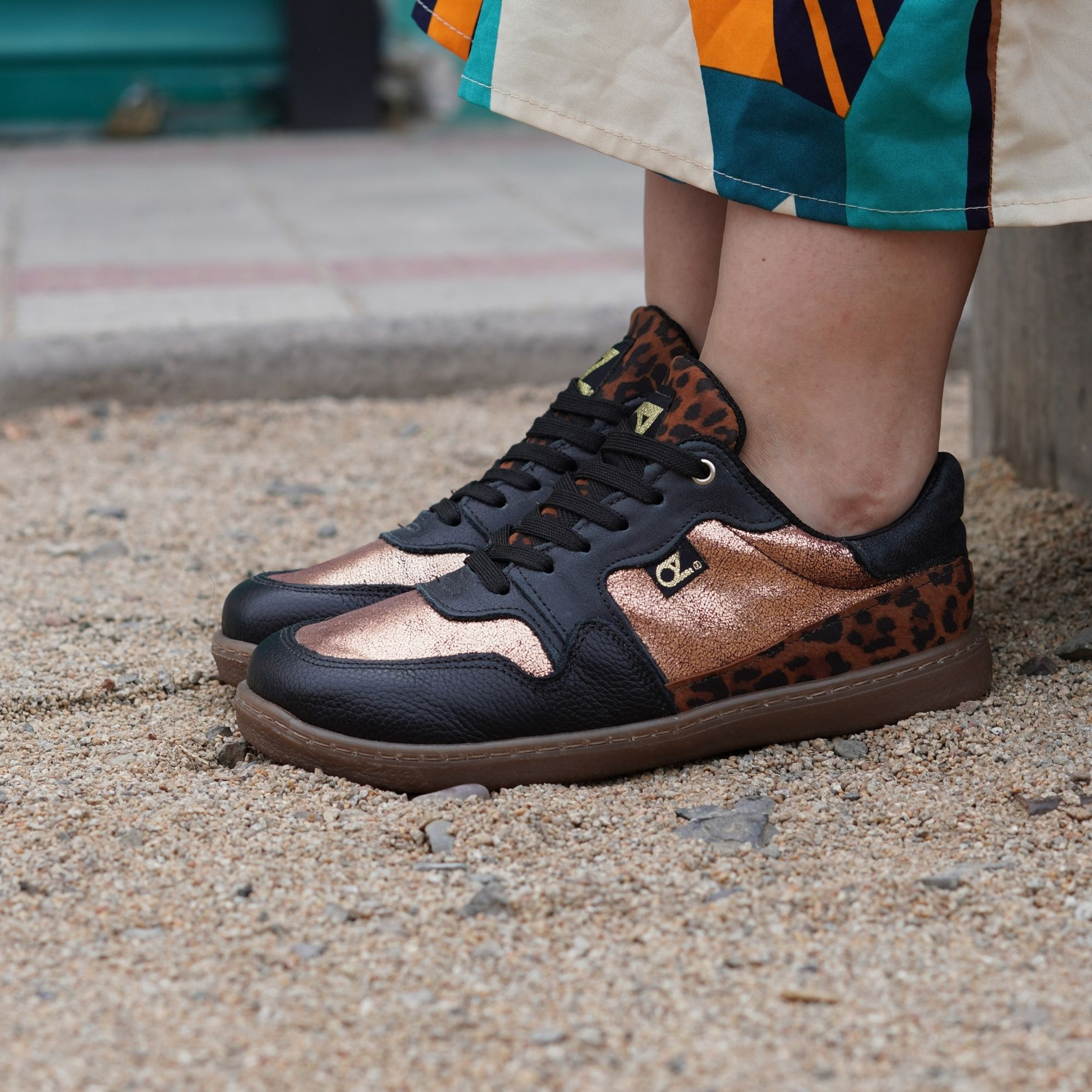 Sunset Leopardo Bronce Barefoot 1