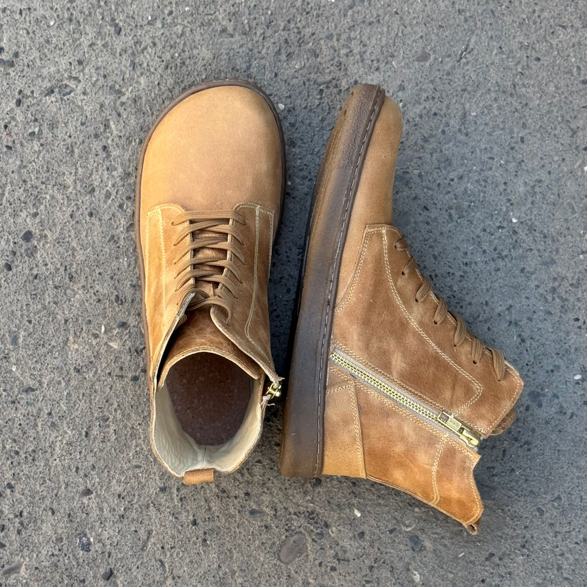 BOTIN CAMEL/MIEL BAREFOOT  1