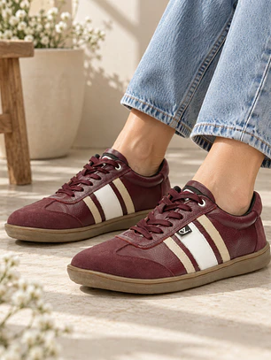 Aurora Retro Burdeo Barefoot
