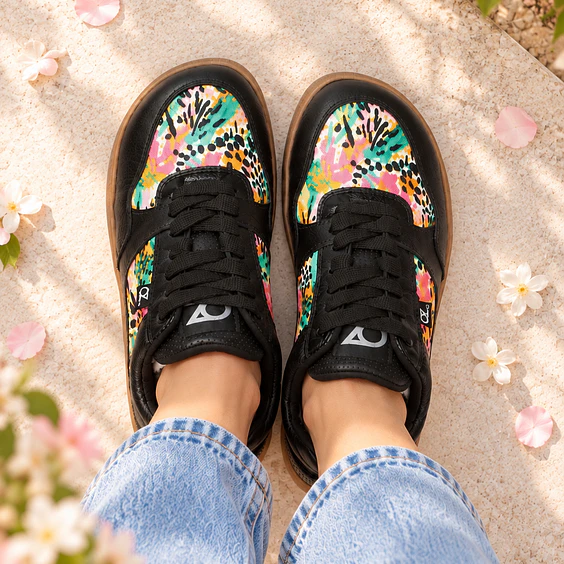 Koka Blossom Black Barefoot 1