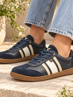 Aurora Retro Azul Marino Barefoot