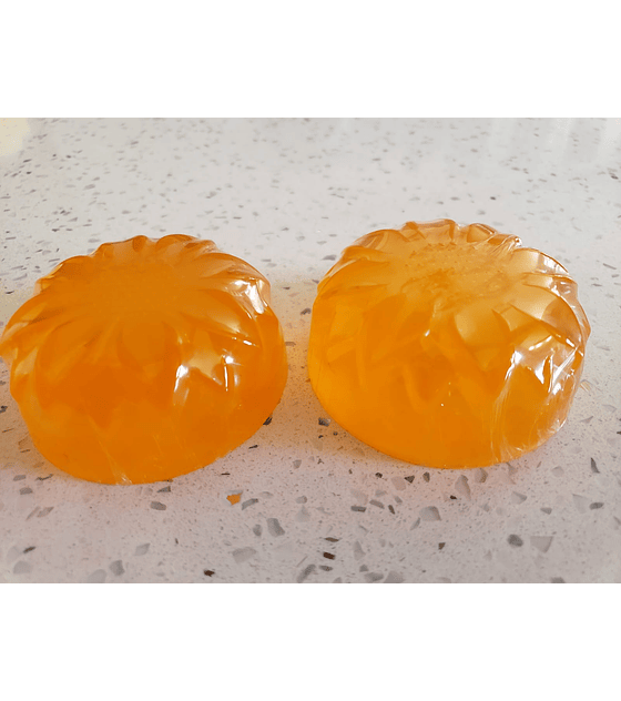 Jabón de glicerina con aceite esencial de Mandarina