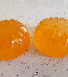 Jabón de glicerina con aceite esencial de Mandarina