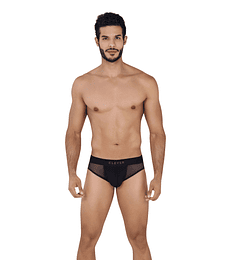 LUXURY PIPPING BRIEF BLACK