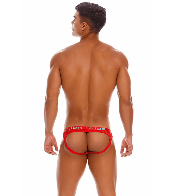 1493 LOVER BIKINI JOCKS RED