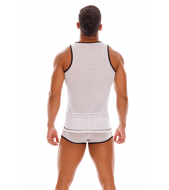 1488 PISTONS TANK TOP WHITE