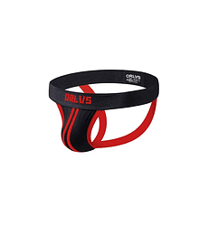 JOCKSTRAP OR166 NEGRO ROJO