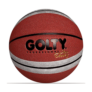 Balón Baloncesto Golty Profesional Aero No. 5-Marron/Plata
