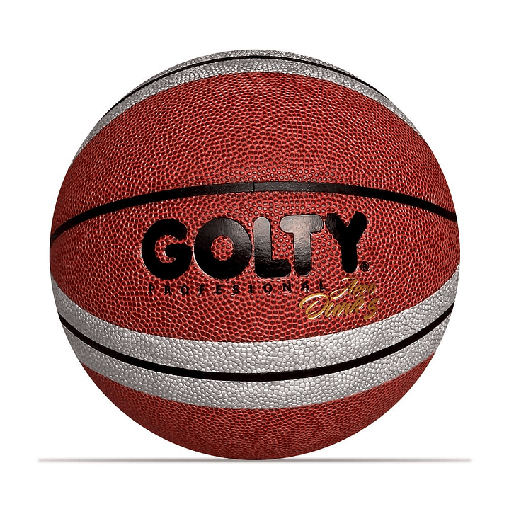 Balón Baloncesto Golty Profesional Aero No. 5-Marron/Plata 1