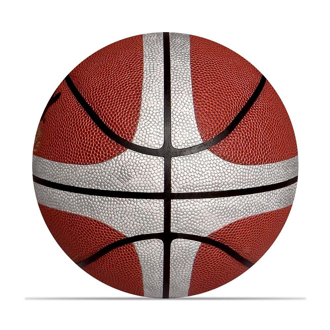 Balón Baloncesto Golty Profesional Aero No. 5-Marron/Plata 2