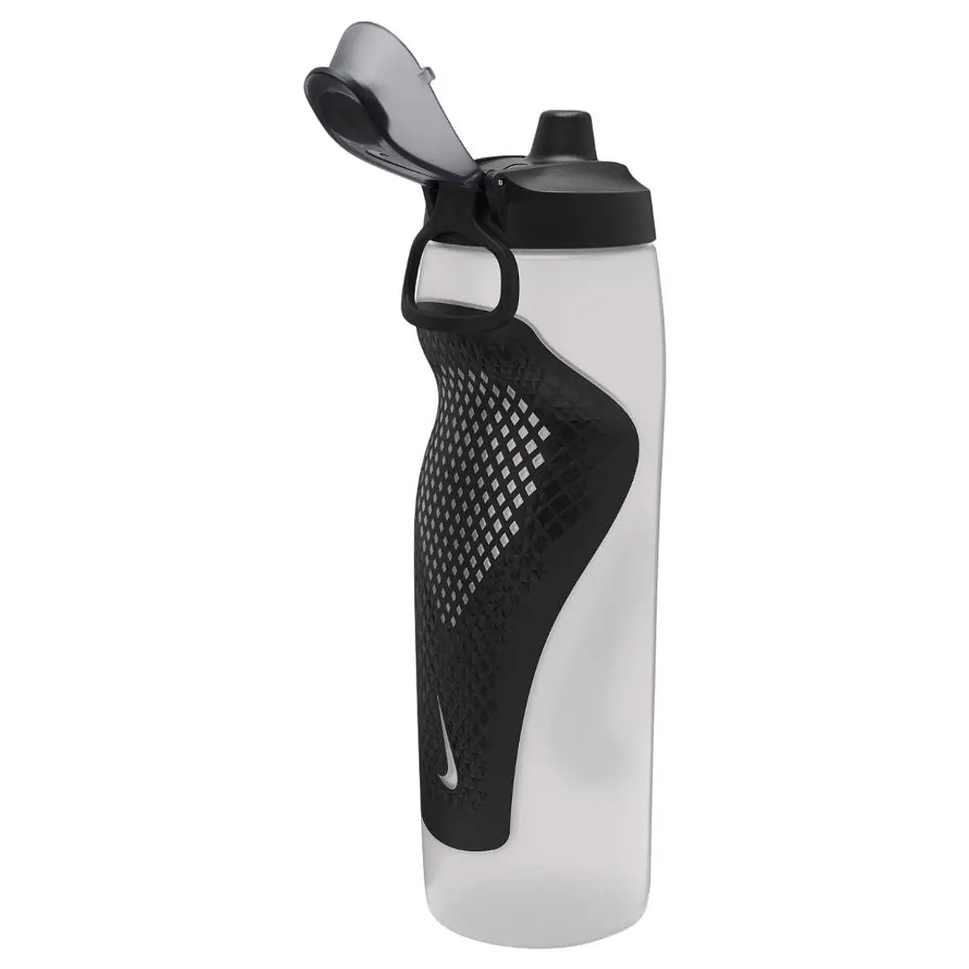 Botella Nike Refuel Locking 32 Oz-Blanco/Negro 2