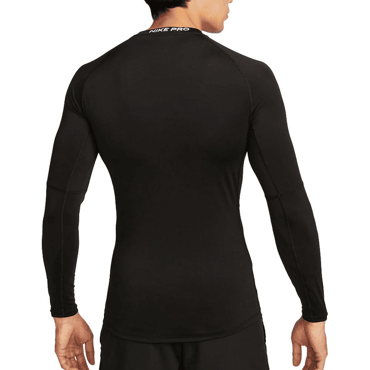 Camiseta Nike Pro Manga Larga-Negro 2