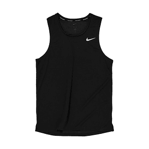 Camiseta Esqueleto Nike Dri-Fit Miler Tank-Negro