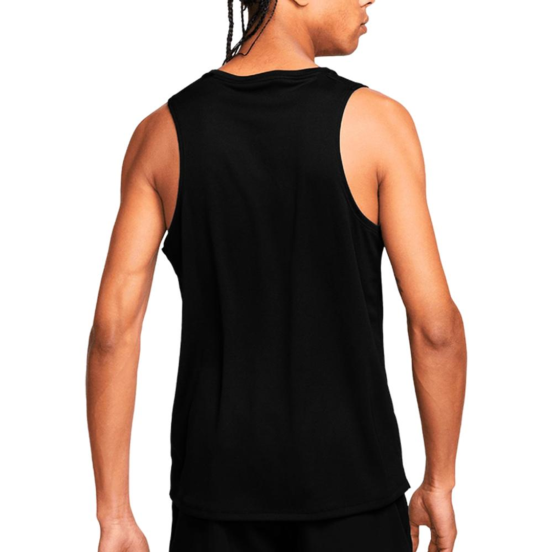 Camiseta Esqueleto Nike Dri-Fit Miler Tank-Negro 4