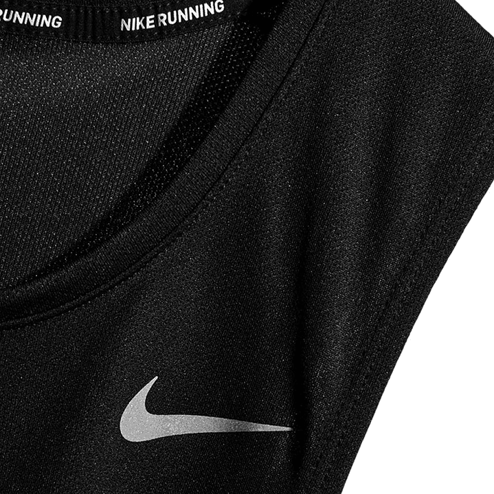 Camiseta Esqueleto Nike Dri-Fit Miler Tank-Negro 5