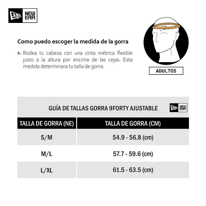 Gorra New Era Los Angeles Dodgers 9Forty Monochrome-Negro 5