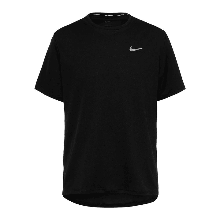 Camiseta Nike Dri-Fit Miler Ss-Negro 1