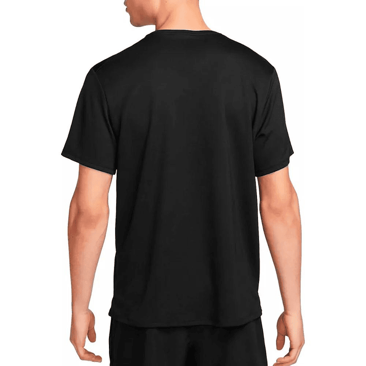 Camiseta Nike Dri-Fit Miler Ss-Negro 4
