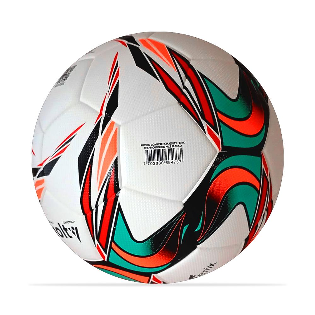 Balon Futbol Competencia Golty Fenix Thermobonded N3-Blanco 4