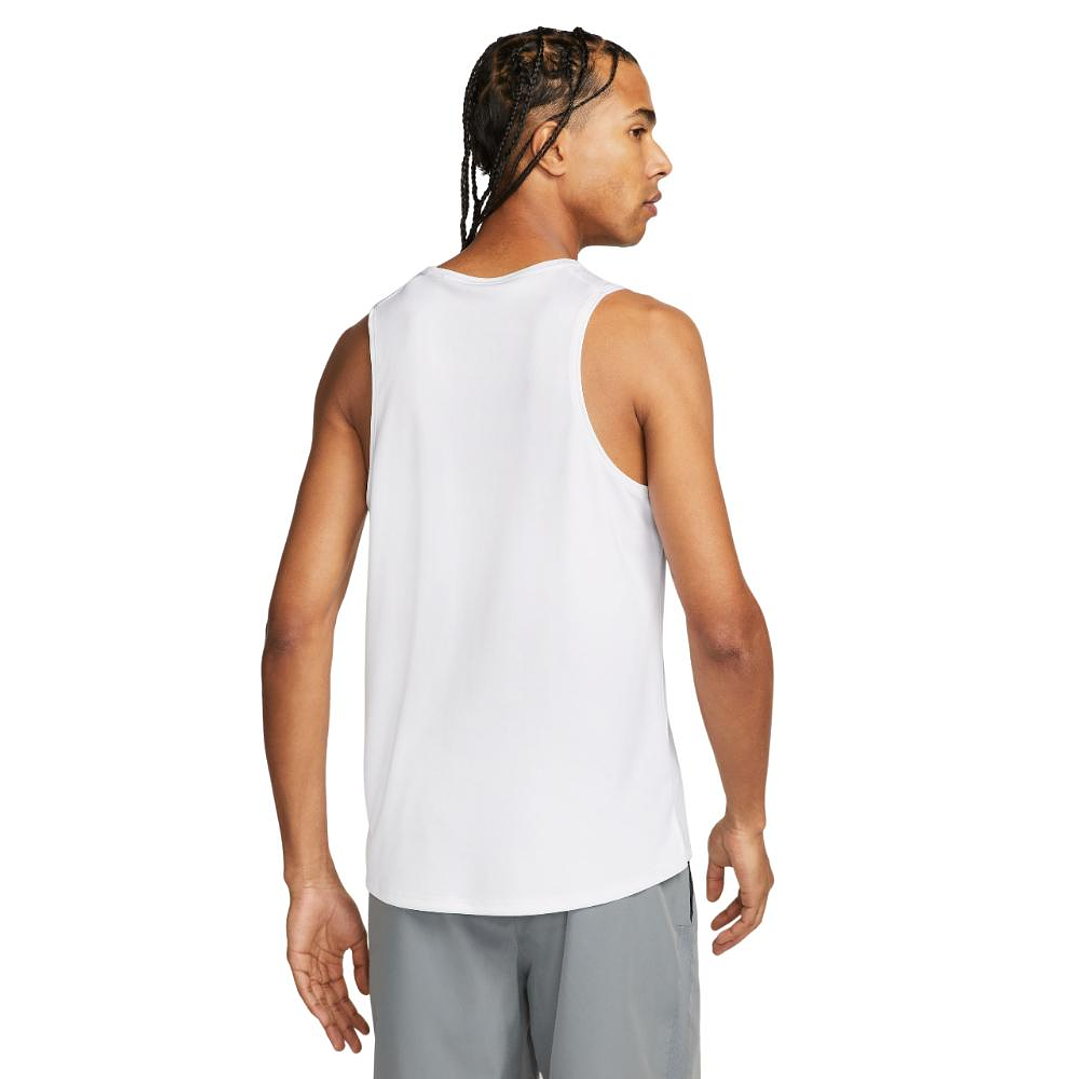 Camiseta Esqueleto Nike Miler Tank-Blanco 2