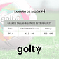 Balón De Fútbol Pro Golty Dualtech IIl #4-Verde - Miniatura 5
