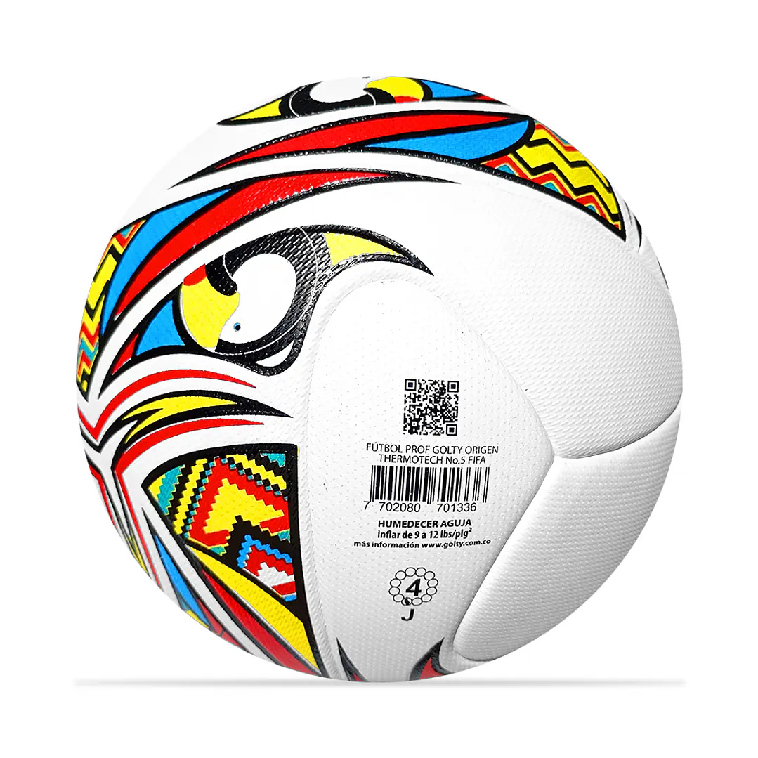 Balon Futbol Prof Golty Origen Thermotech #5 Fifa-Multicolor 4