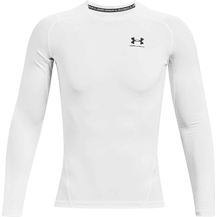 Camiseta Under Armour Hg Ls-Blanco