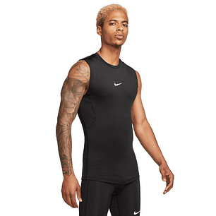 Camiseta Esqueleto Dri Fit Top Sl Tight Others-Negro