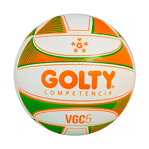 Balón Voleibol Golty Competencia Vgc5 No.5-Verde/Naranja