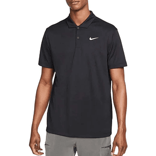 Camiseta Polo Nike Court Dri-Fit-Negro