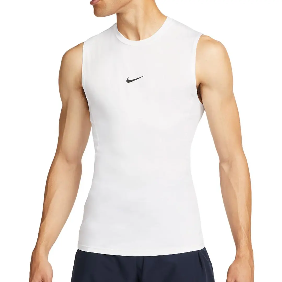Camiseta Esqueleto Nike Pro-Blanco 1